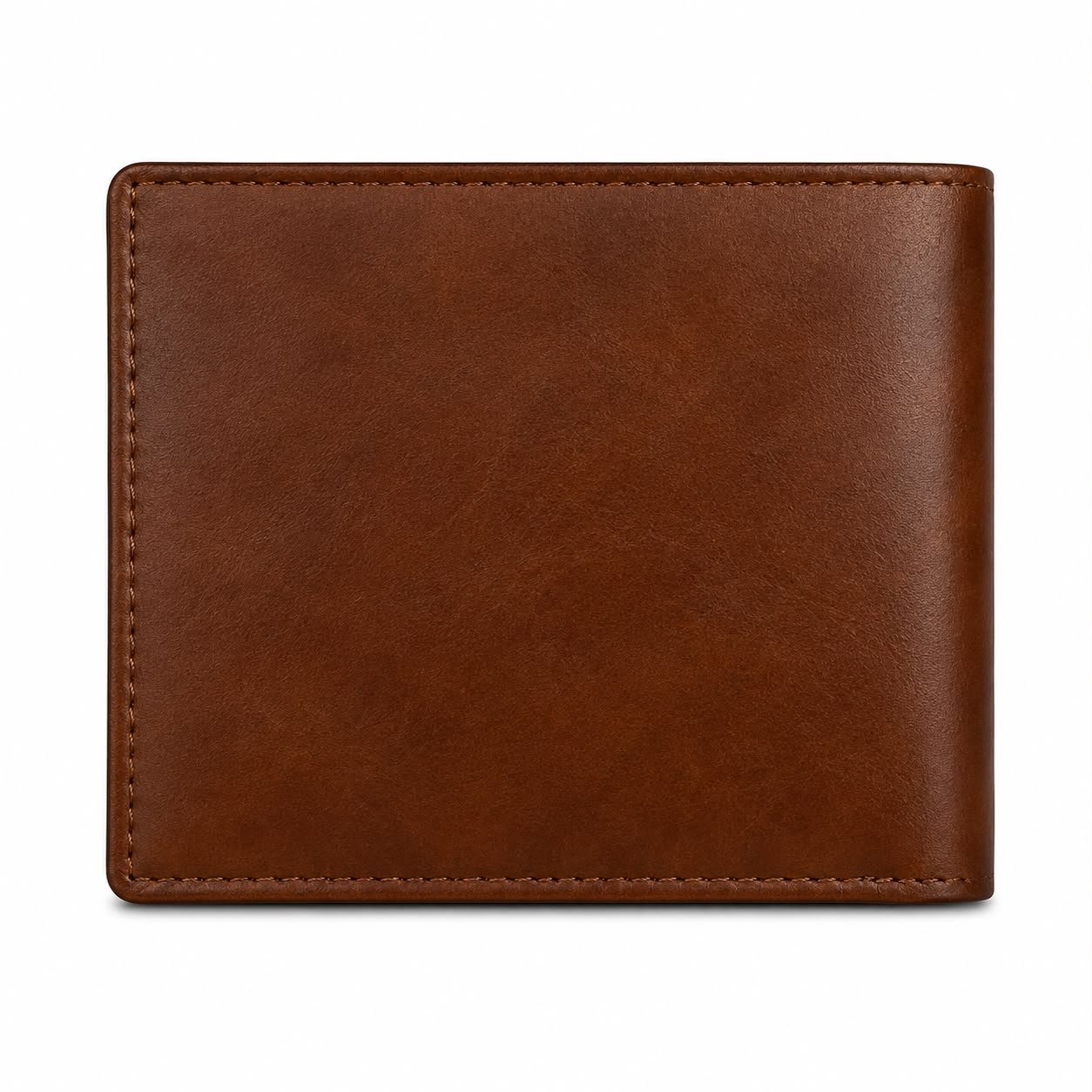 TORUS Leather Men’s Genuine Leather Bi-Fold Wallet – Tan Brown 2